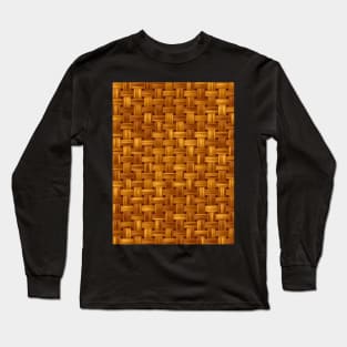 Light brown fabric pattern Long Sleeve T-Shirt